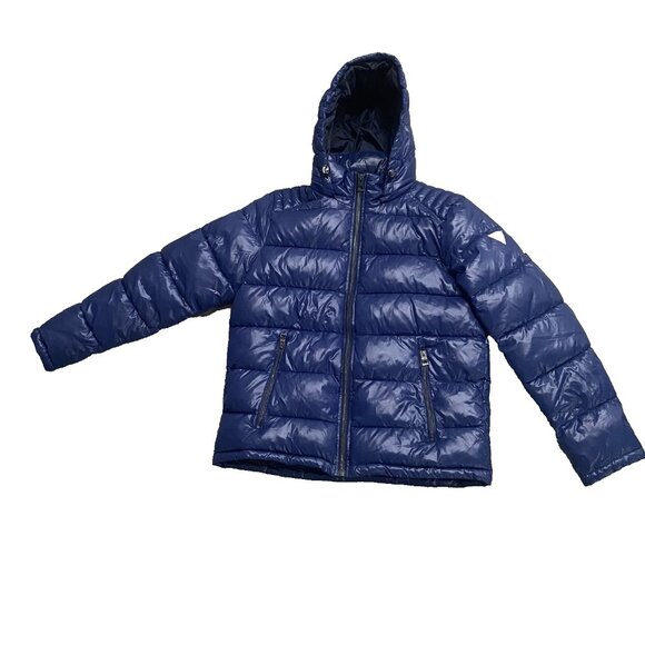Guess Blue Puffer Jacket size large - Picture 1 of 7